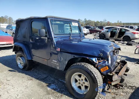 2005 Jeep Wrangler X z USA, uszkodzony, nr VIN 1J4FA39S75P374255
